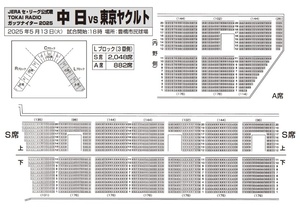 Lブロック座席図